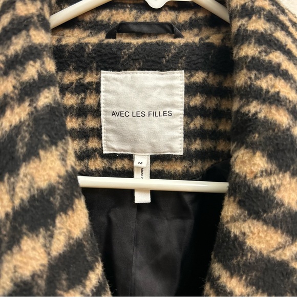 Anthropologie Avec Les Filles Houndstooth Coat - Picture 6 of 16